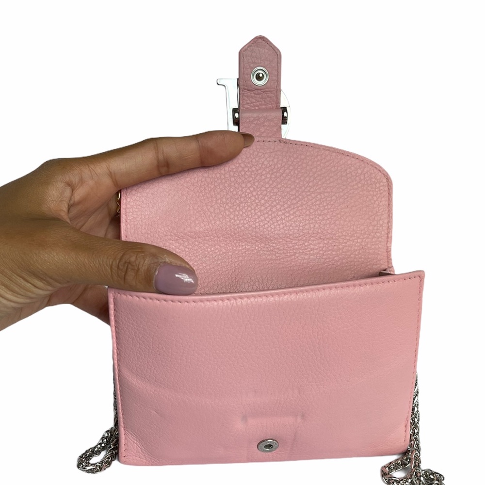 ***SOLD***Christian Dior | Auth Pink and Silver Wallet on Chain - Picture 5 of 13